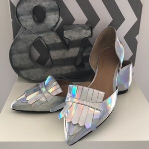 Banana Republic Hologram Arielle D’Orsay Flats